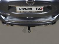 Накладка на задний бампер | NISSAN X-Trail T32 2019- | Лист зеркальный